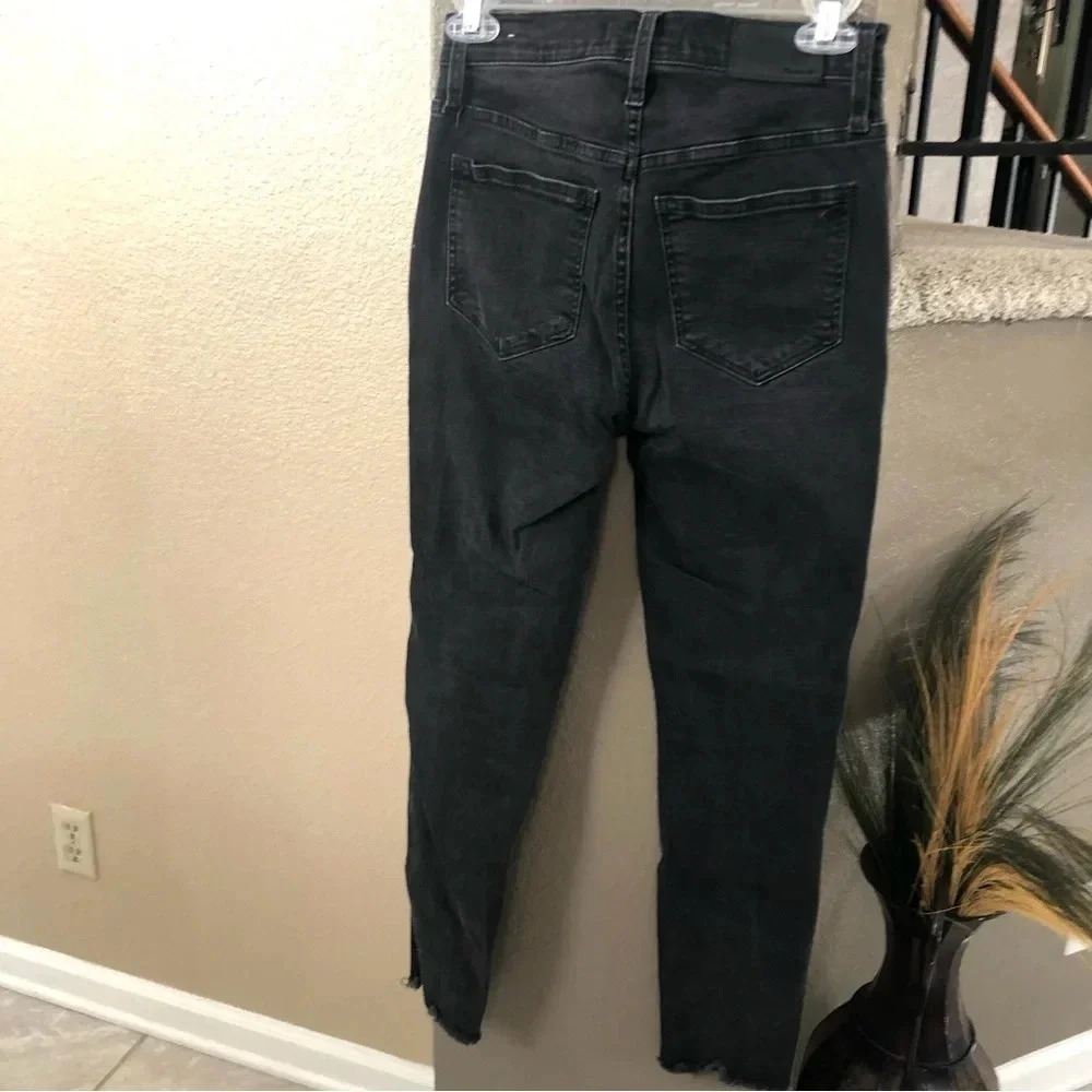 Madewell 10 “ High Dise Gray Jeans Size 25 - Picture 4 of 4